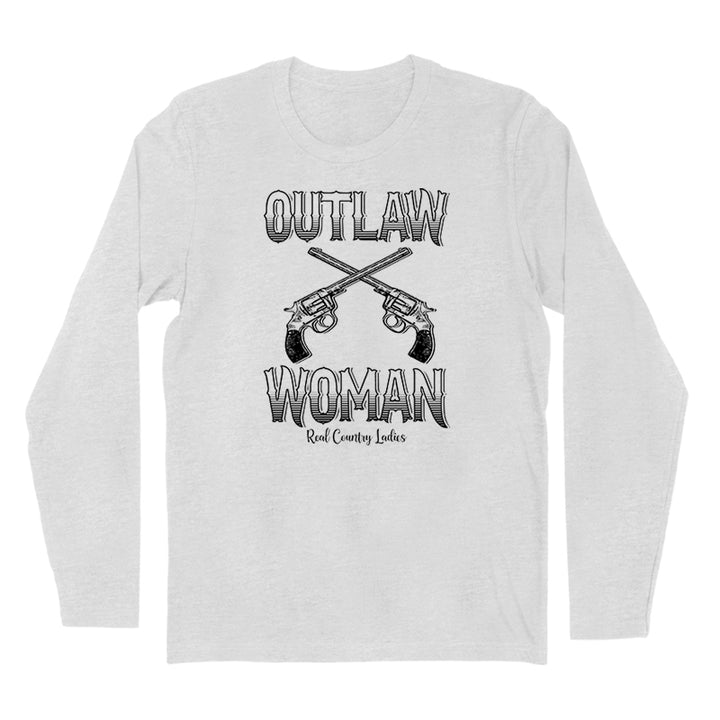 Outlaw Woman Black Print Hoodies & Long Sleeves