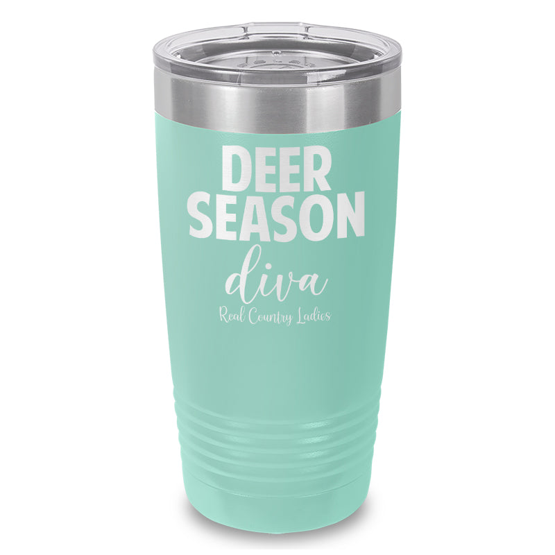 Deer Season Diva Laser Etched Tumbler