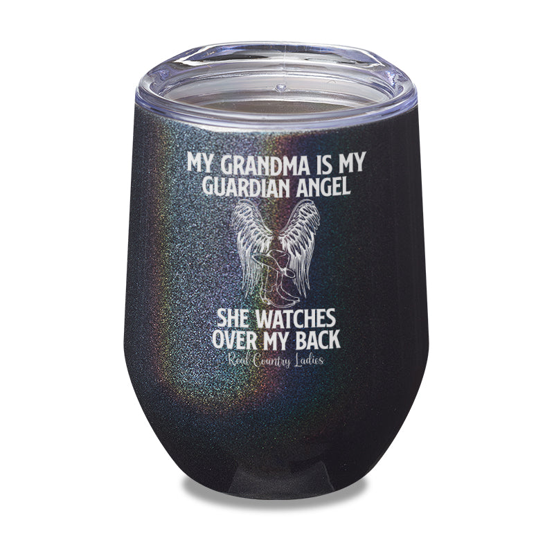 My Grandma Is My Guardian Angel Laser Etched Tumbler