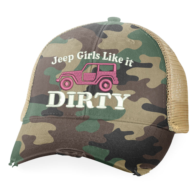 Jeep Girls Like It Dirty Hat