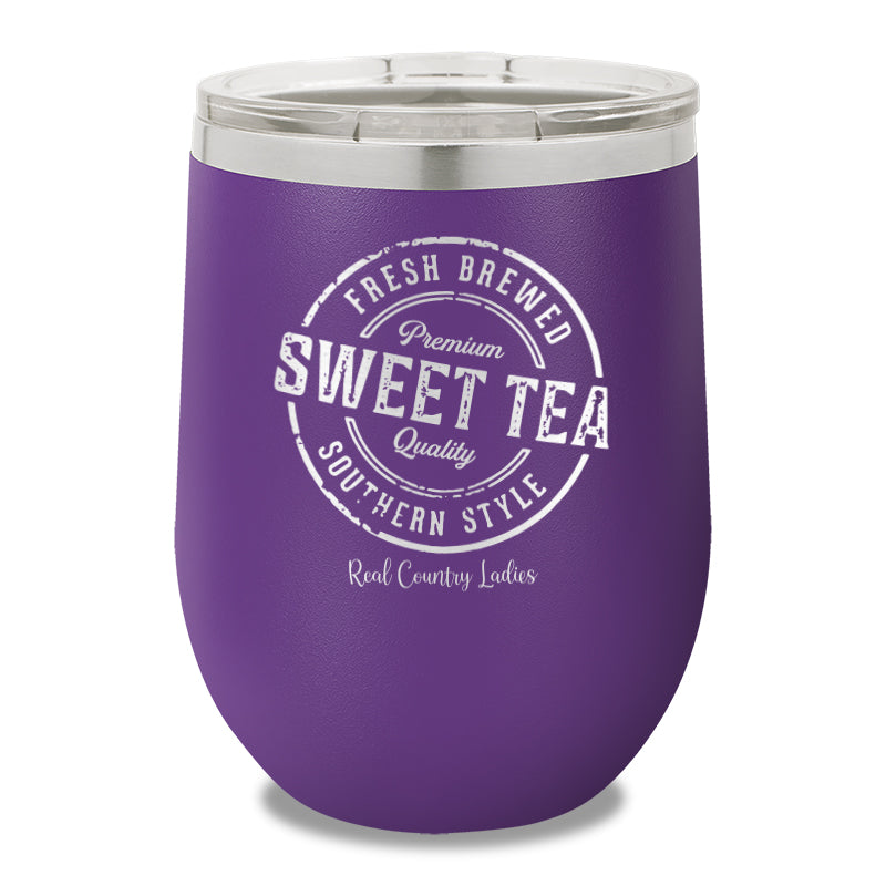 Fresh Brewed Sweet Tea 12oz Stemless Wine Cup