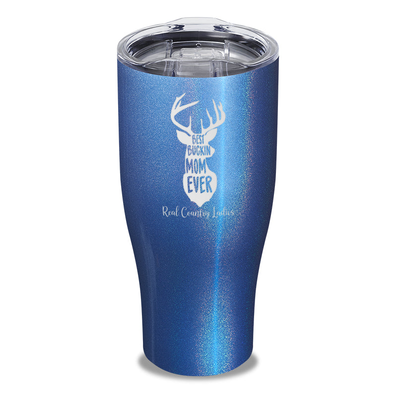 Best Buckin Mom Laser Etched Tumbler