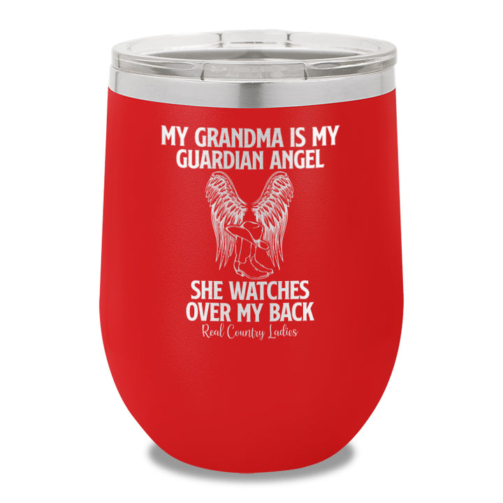 My Grandma Is My Guardian Angel 12oz Stemless Wine Cup