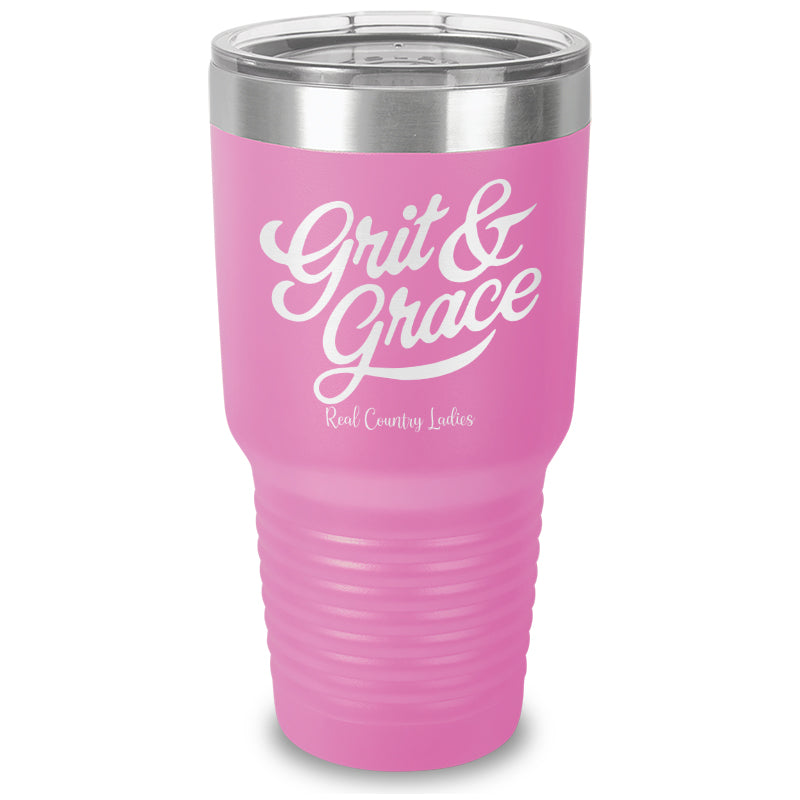 Grit And Grace Laser Etched Tumbler