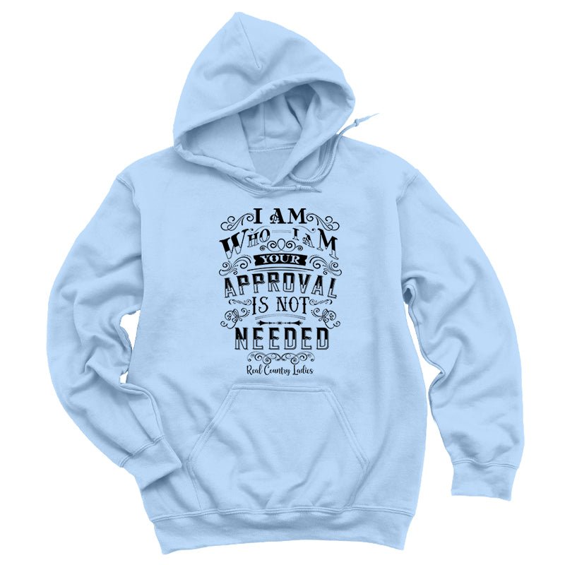 I Am Who I Am Black Print Hoodies & Long Sleeves