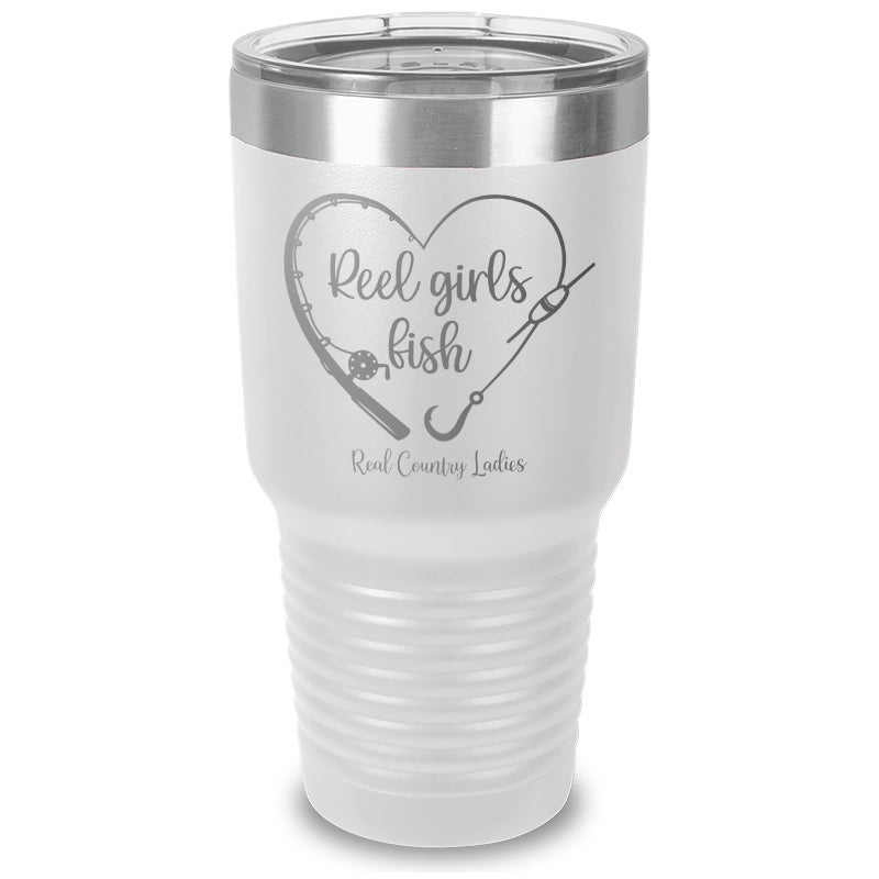 Reel Girls Fish Laser Etched Tumbler