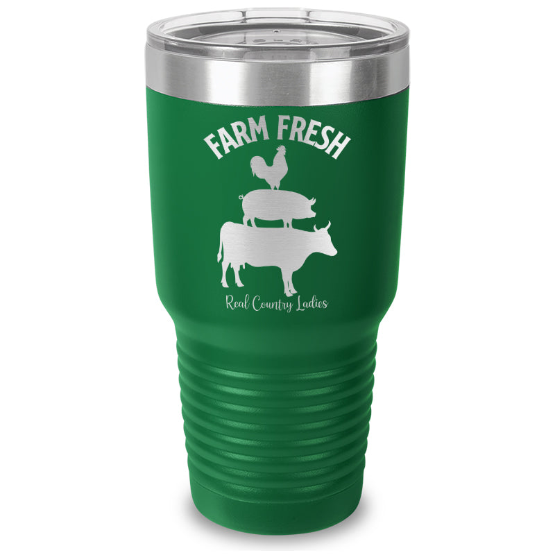 Farm Fresh Laser Etched Tumbler