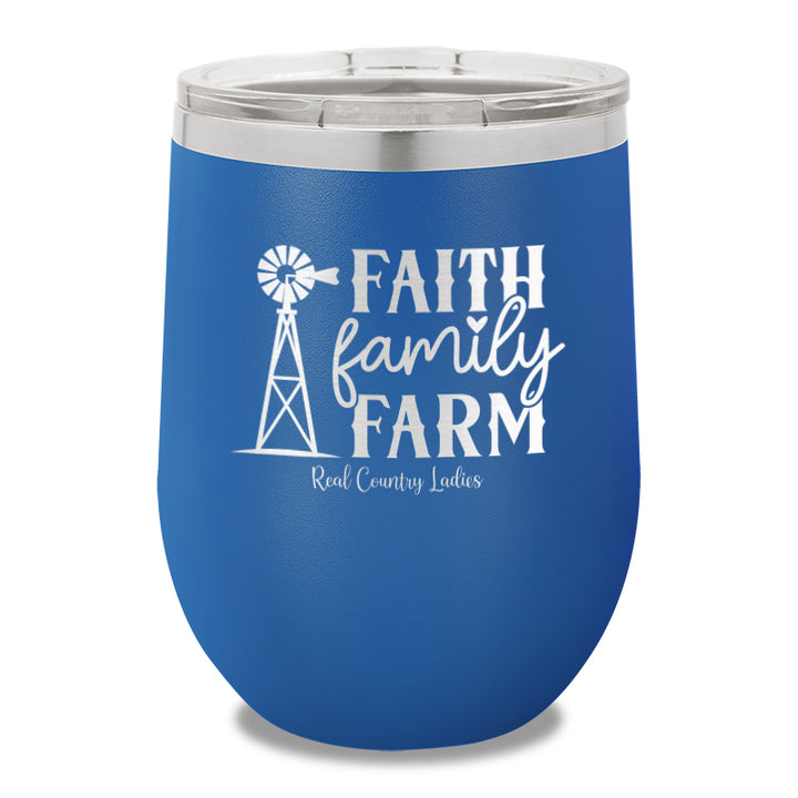 Faith Family Farm 12oz Stemless Wine Cup