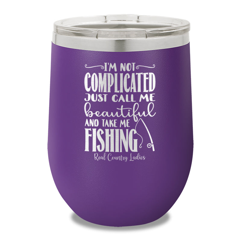 I'm Not Complicated 12oz Stemless Wine Cup