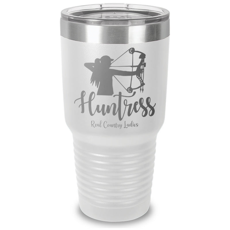 Huntress Bow Laser Etched Tumbler