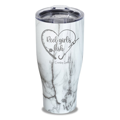 Reel Girls Fish Laser Etched Tumbler