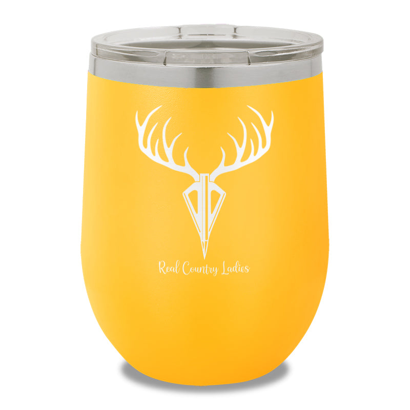 Arrow Deer 12oz Stemless Wine Cup