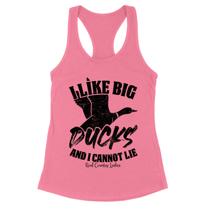 I Like Big Ducks Black Print Front Apparel