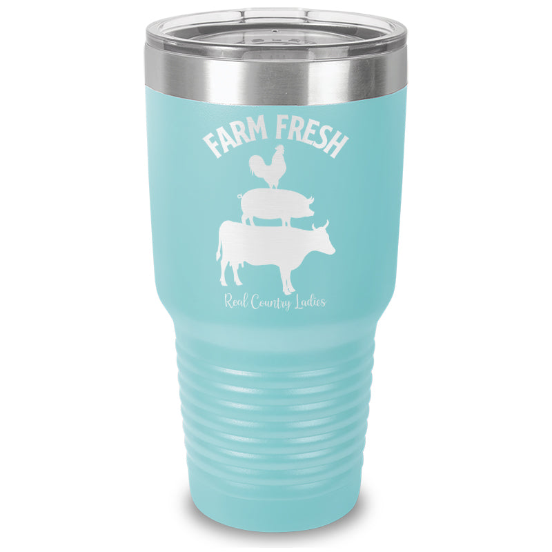 Farm Fresh Laser Etched Tumbler