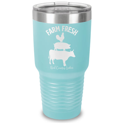 Farm Fresh Laser Etched Tumbler