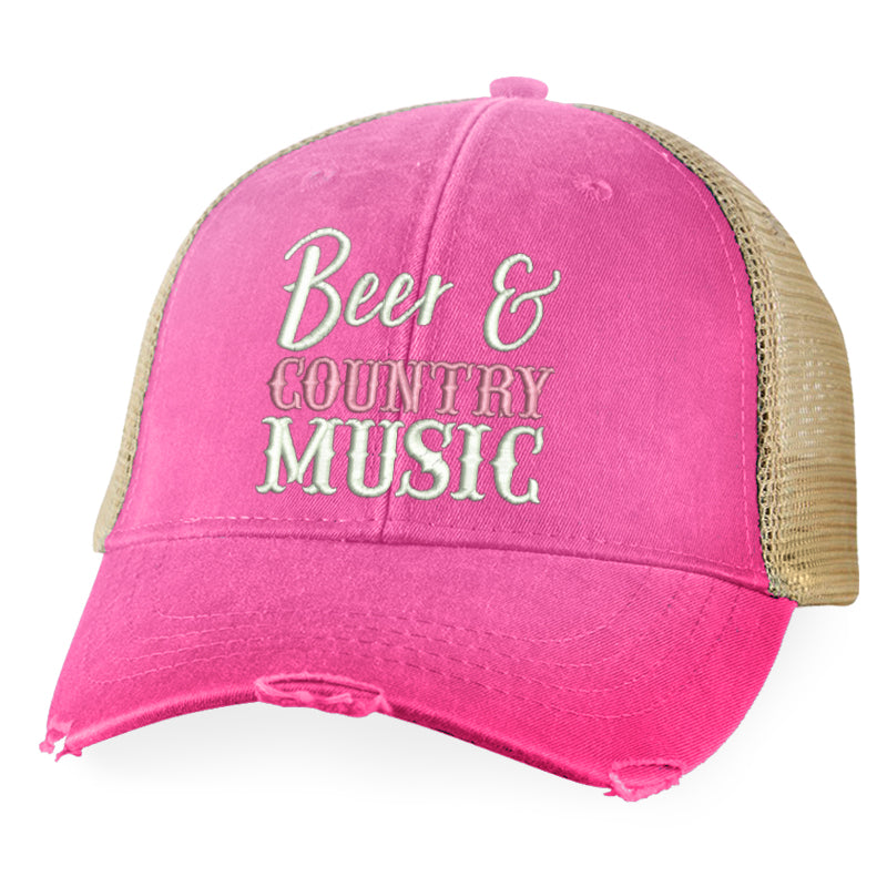 Beer And Country Music Hat