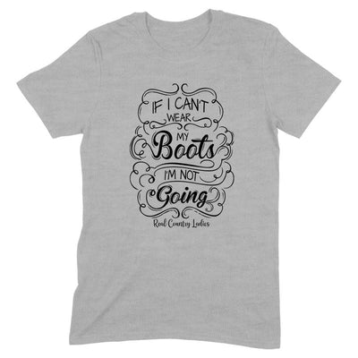 Wear My Boots Black Print Front Apparel