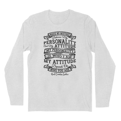 Personality Attitude Black Print Hoodies & Long Sleeves