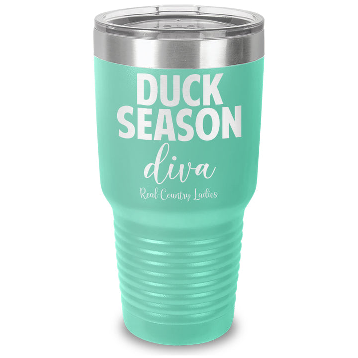 Duck Season Diva Laser Etched Tumbler