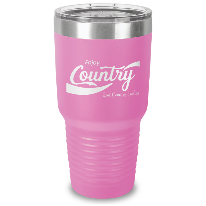 Enjoy Country Laser Etched Tumbler