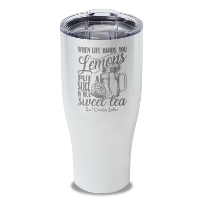 When Life Hands You Lemons Laser Etched Tumbler