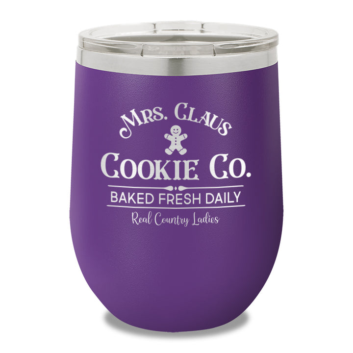 Mrs. Claus Cookie Company 12oz Stemless Wine Cup