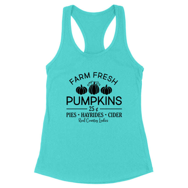 Farm Fresh Pumpkins Black Print Front Apparel