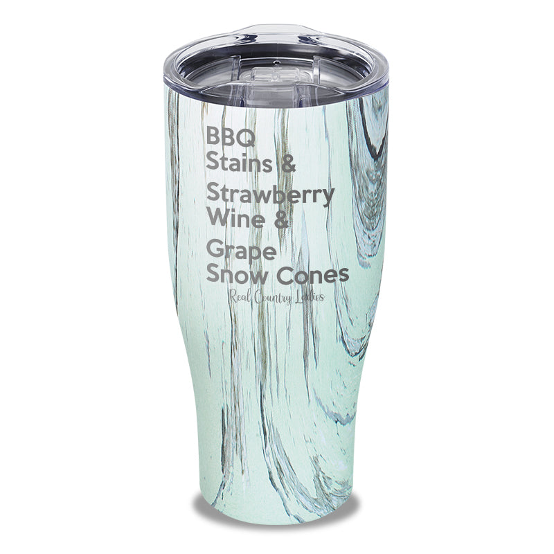 BBQ Stains Laser Etched Tumbler