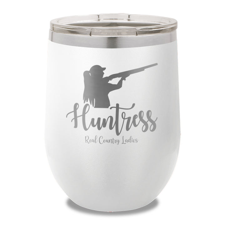 Huntress Shotgun 12oz Stemless Wine Cup