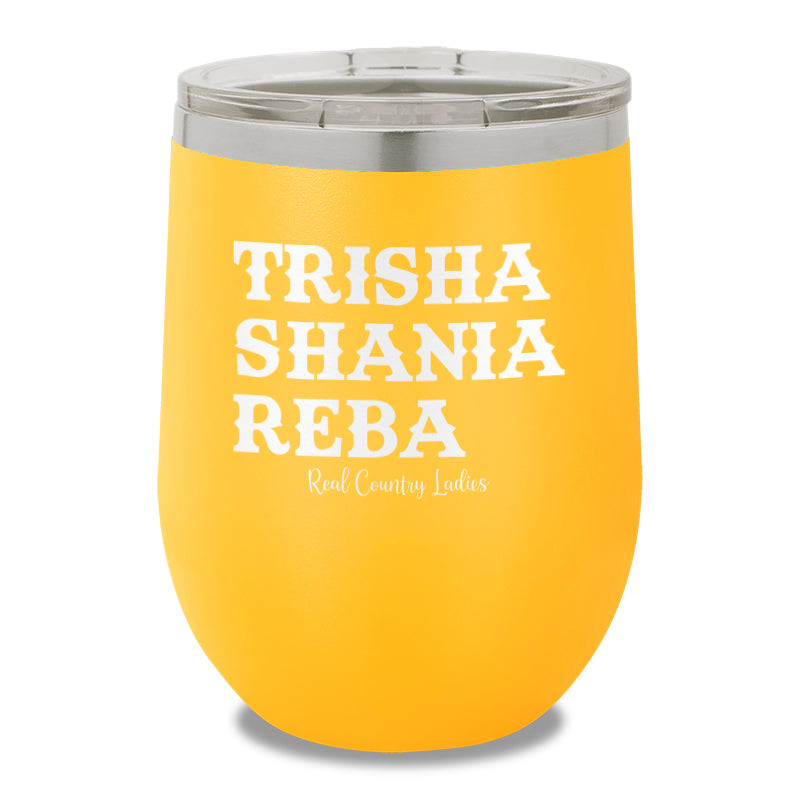 Trisha Shania Reba 12oz Stemless Wine Cup