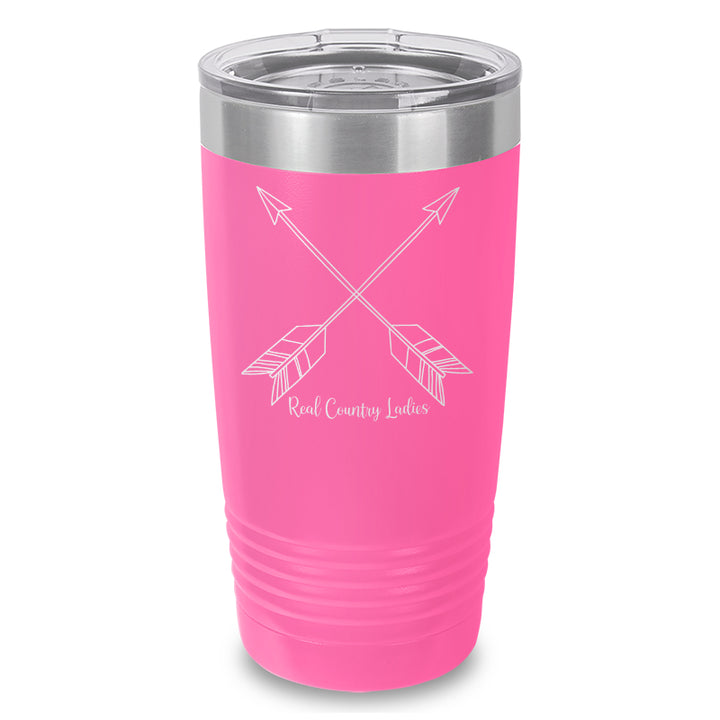 Cute Arrows Laser Etched Tumbler