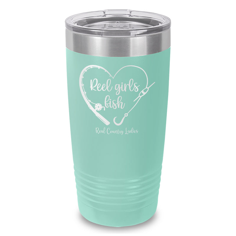 Reel Girls Fish Laser Etched Tumbler