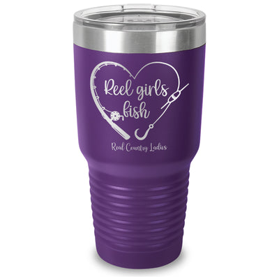 Reel Girls Fish Laser Etched Tumbler