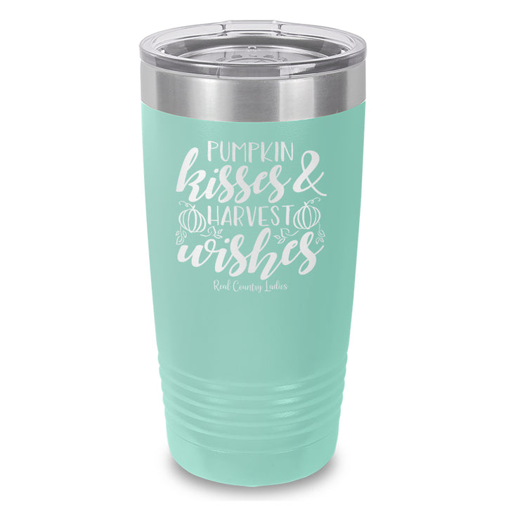 Pumpkin Kisses Laser Etched Tumbler