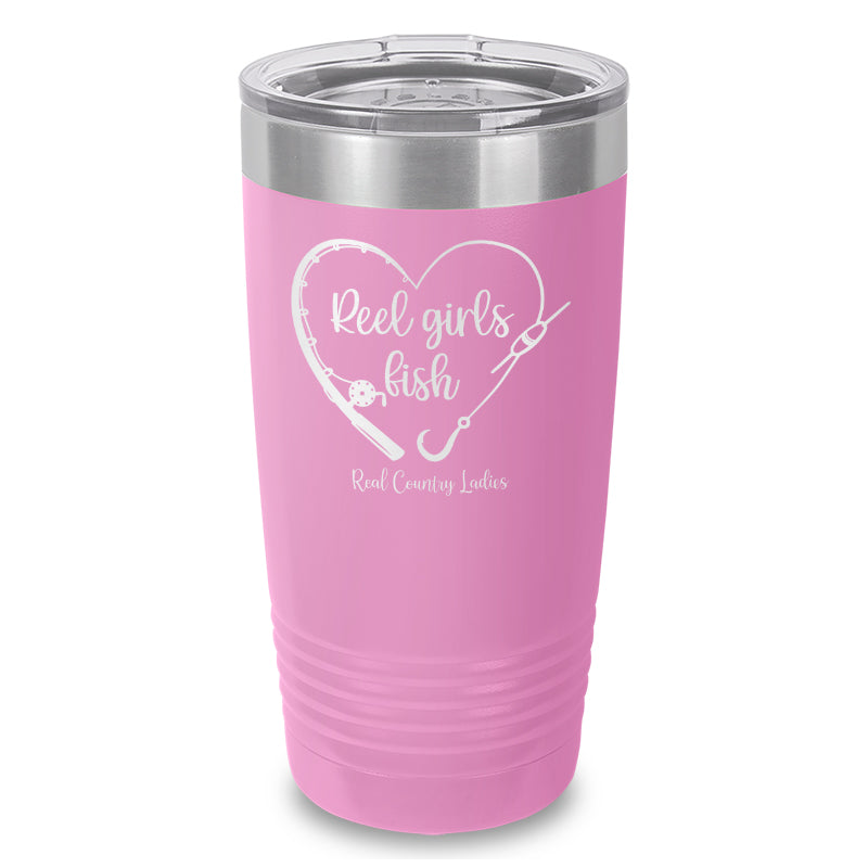 Reel Girls Fish Laser Etched Tumbler