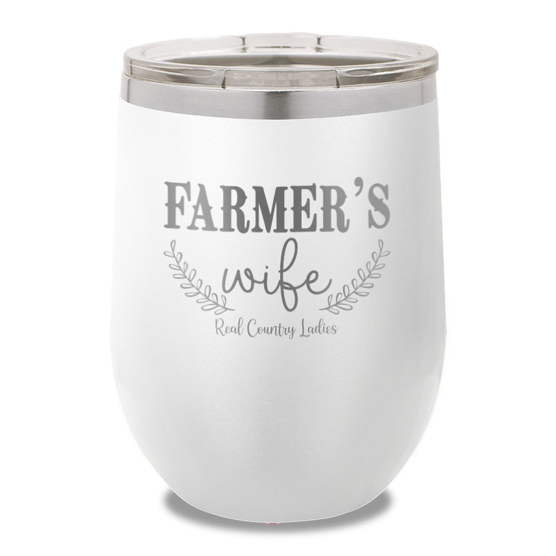 Farmer's Wife 12oz Stemless Wine Cup