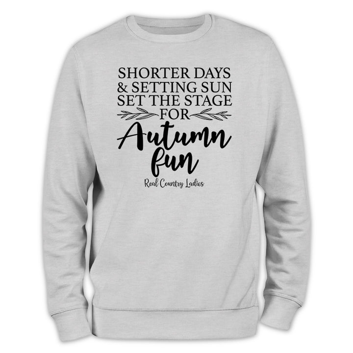 Shorter Days And Setting Sun Crewneck Sweatshirt