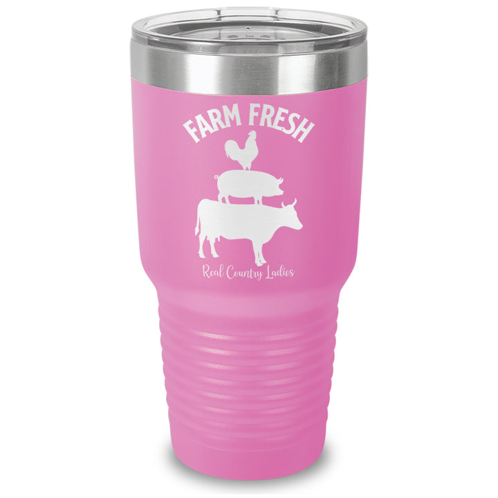 Farm Fresh Laser Etched Tumbler