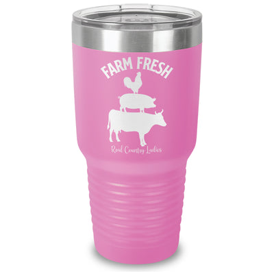 Farm Fresh Laser Etched Tumbler