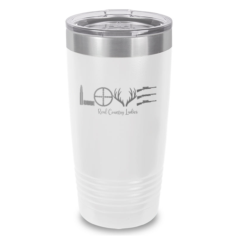 Hunting Love Laser Etched Tumbler