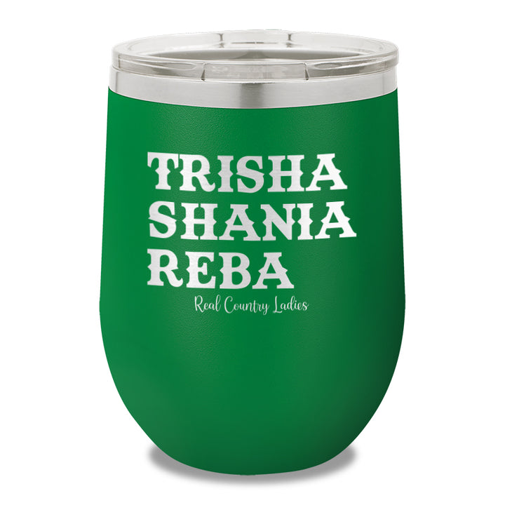 Trisha Shania Reba 12oz Stemless Wine Cup