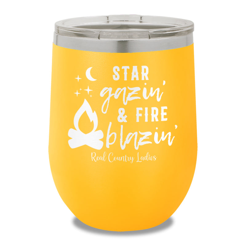 Star Gazin And Fire Blazin Stemless Wine Cup