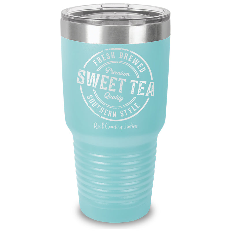 Fresh Brewed Sweet Tea Laser Etched Tumbler