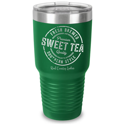 Fresh Brewed Sweet Tea Laser Etched Tumbler