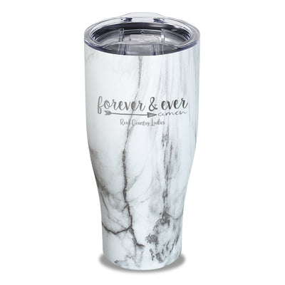 Forever And Ever Amen Laser Etched Tumbler