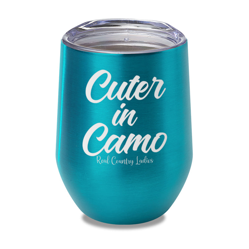 Cuter In Camo Laser Etched Tumbler