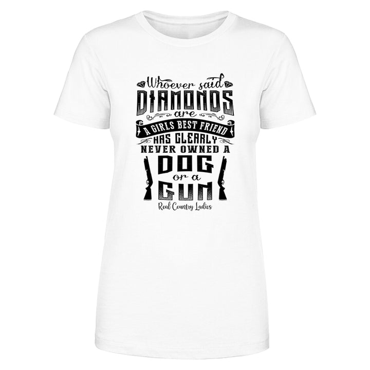 A Girls Best Friends Black Print Front Apparel