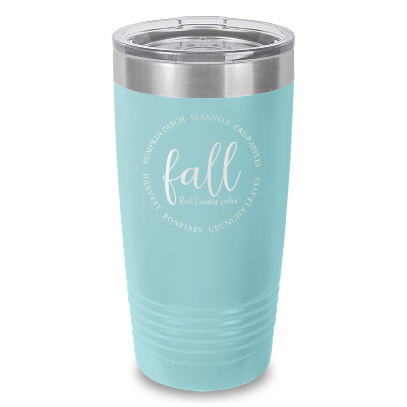 Fall Laser Etched Tumbler