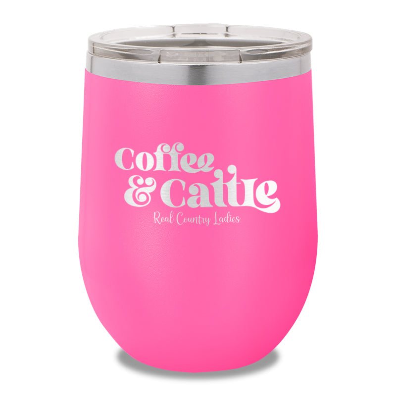 Coffee And Cattle 12oz Stemless Wine Cup