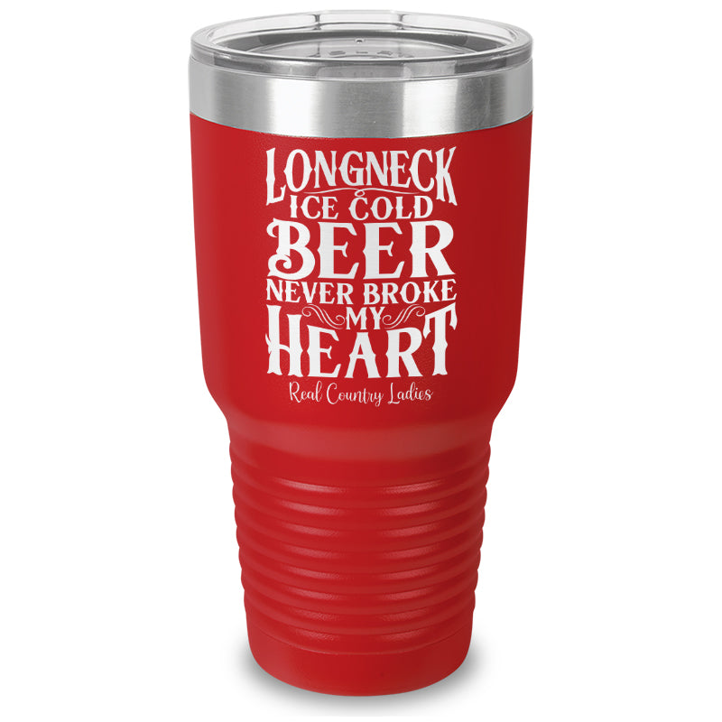 Longneck Ice Cold Beer Laser Etched Tumbler